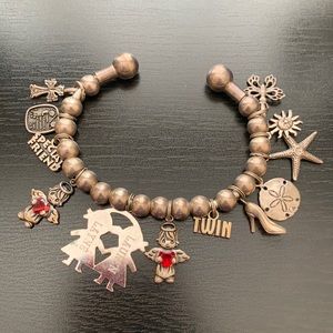 Bracelet with 925 charms
